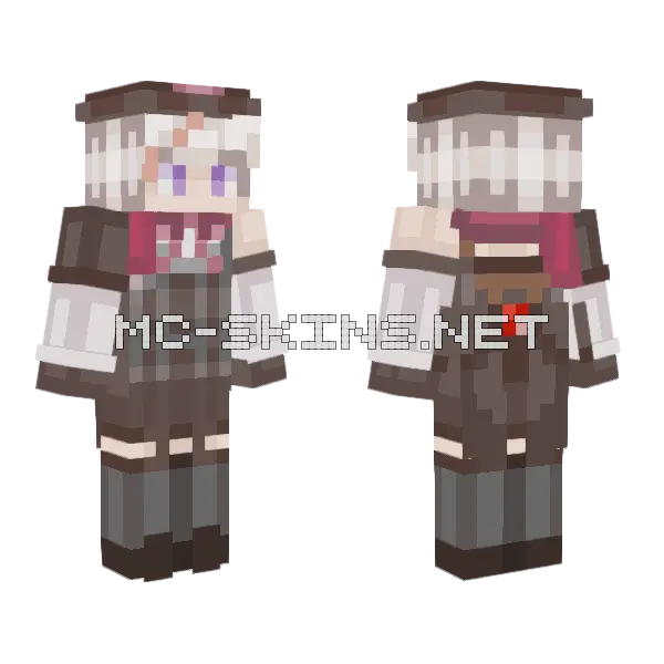 Lyneyy Minecraft skin, front and back