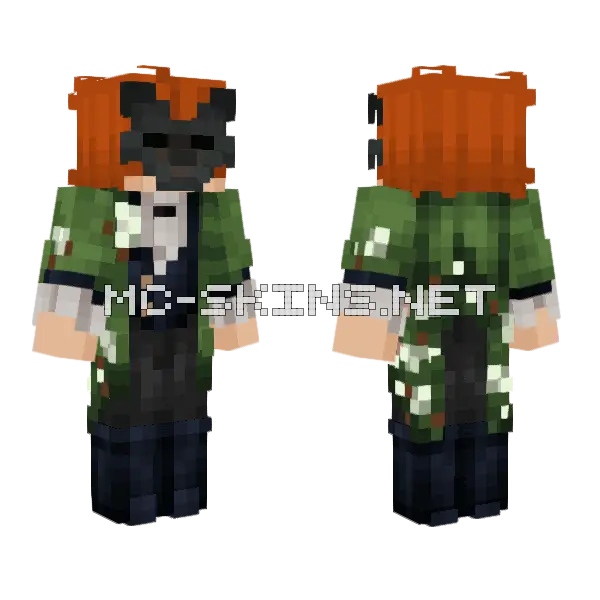 Lyon Pryor Masquerade Outfit Minecraft skin, front and back
