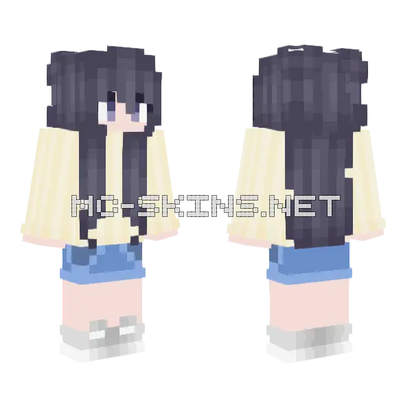 Lyra Ryker Minecraft skin, front and back