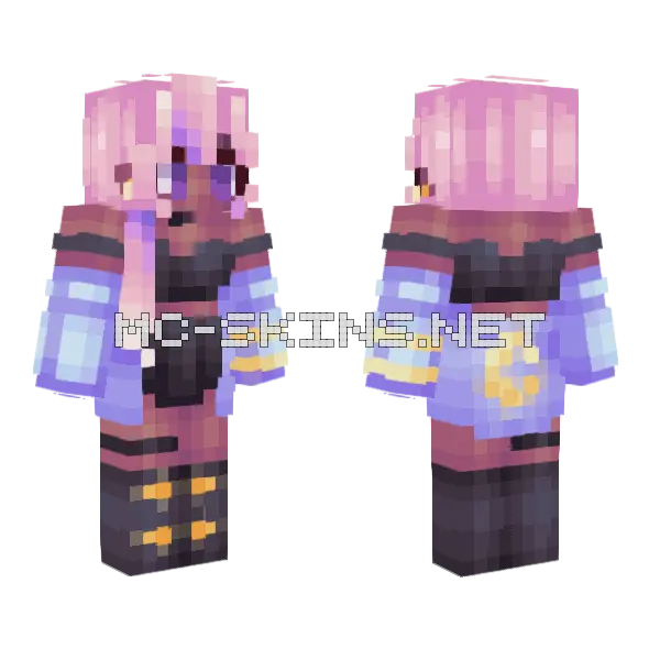 Lyrical Sfa 8 Minecraft skin, front and back
