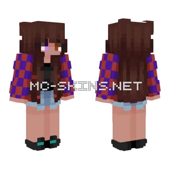 Lyrric Shadowcrawlerstudios Minecraft skin, front and back