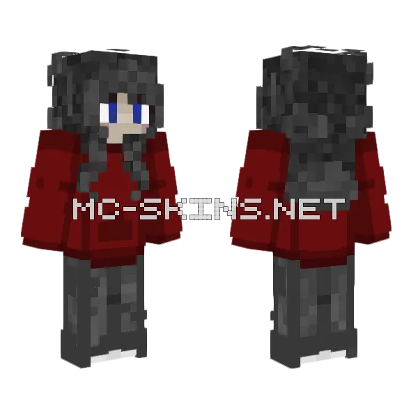 M Maiden Minecraft skin, front and back
