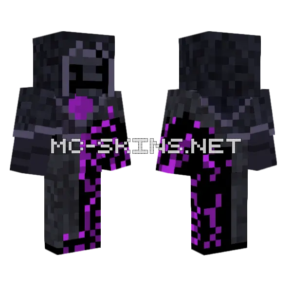 M3 Noli Roblox Forsaken Minecraft skin, front and back