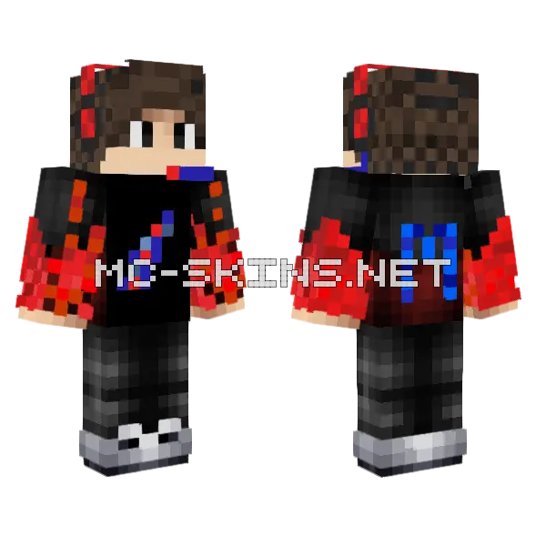 M7moud Royal Minecraft skin, front and back