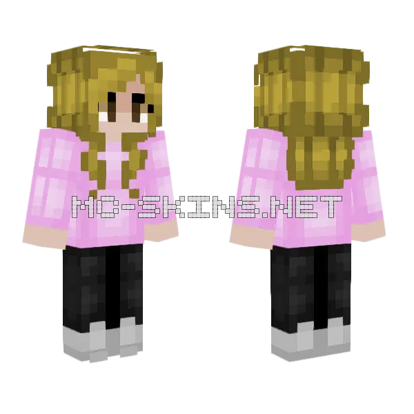 Mackenzie Minecraft skin, front and back