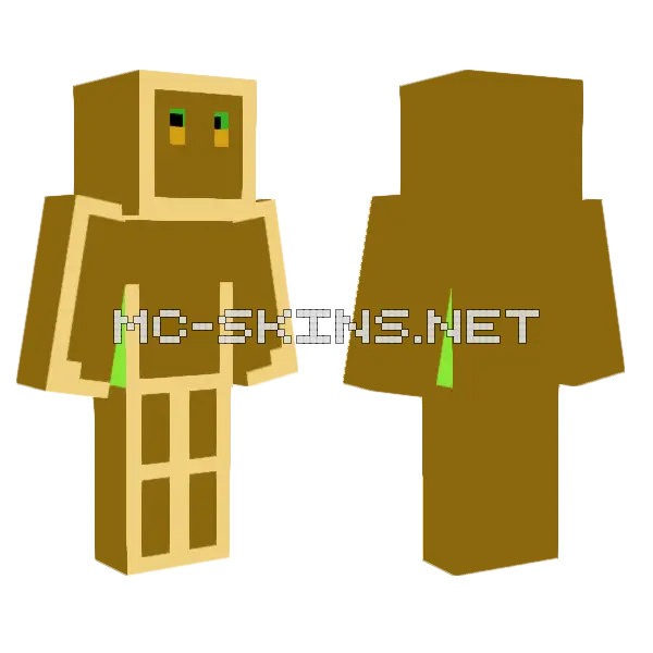 Mad Ben Minecraft skin, front and back
