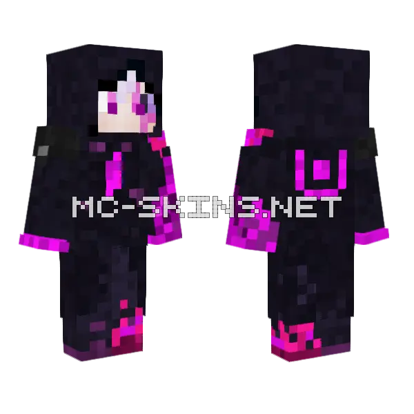 Mad Paradox Cube Minecraft skin, front and back