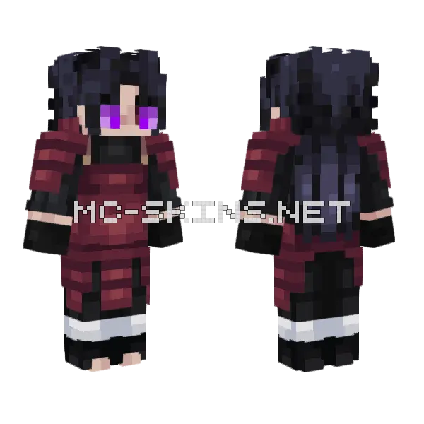 Madara Rinnengan Skin Minecraft skin, front and back