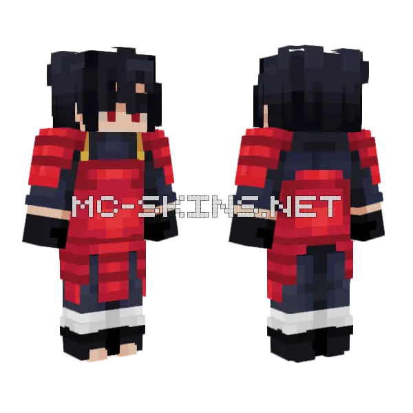 Madara Skin Minecraft skin, front and back