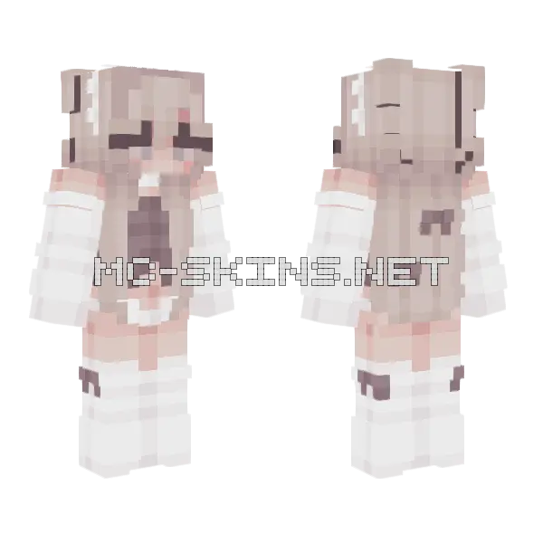 Maddie Skin Minecraft skin, front and back