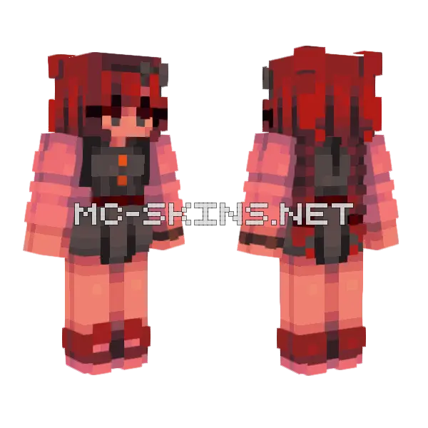 Madeline Project Oleander Minecraft skin, front and back