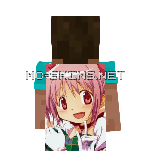 Madoka Kaname cape, outside and lining
