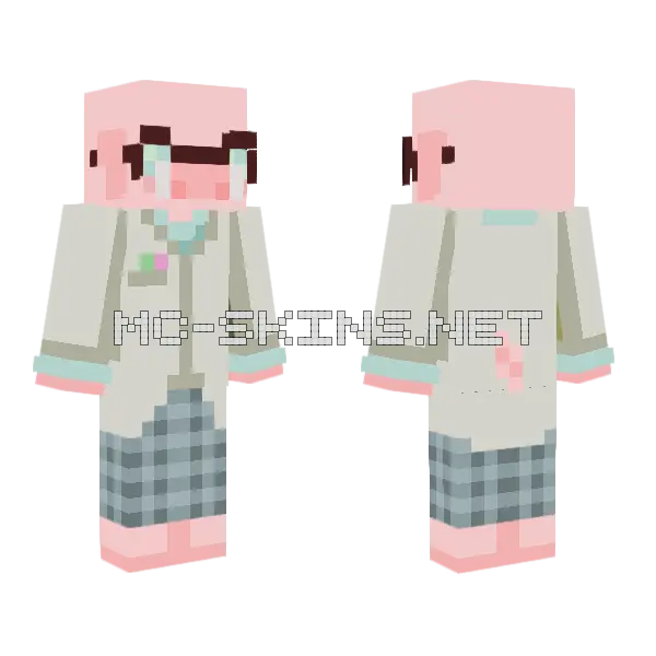 Madsciencesby Lab Coat, front and back