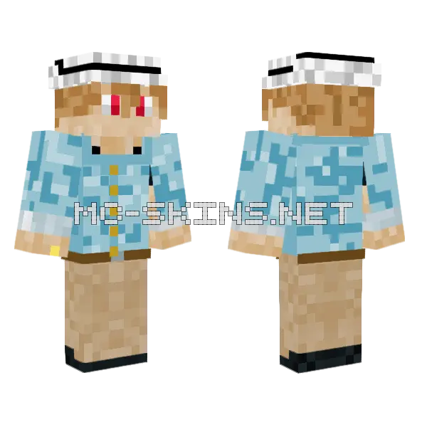 Mafa Boss2 Minecraft skin, front and back
