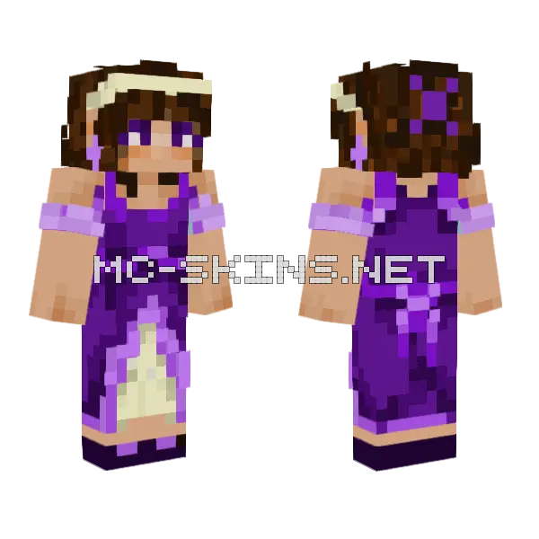 Mafer End Minecraft skin, front and back