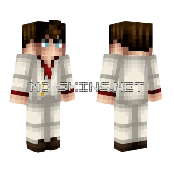 Mafia Boss Minecraft skin, front and back