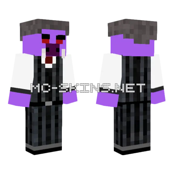 Mafia Boss Hog Minecraft skin, front and back