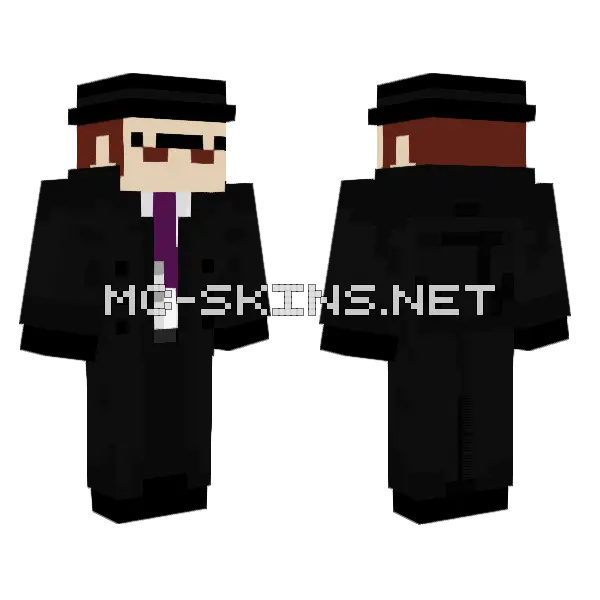 Mafioso Skin Minecraft skin, front and back