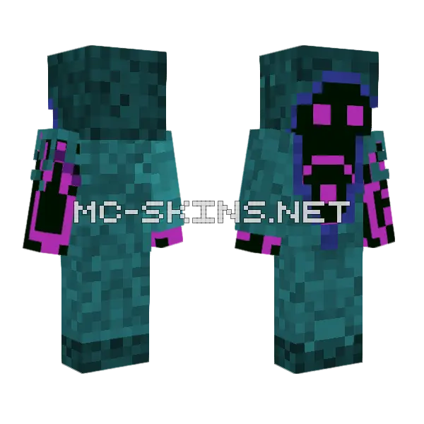 Mage 2 Minecraft skin, front and back