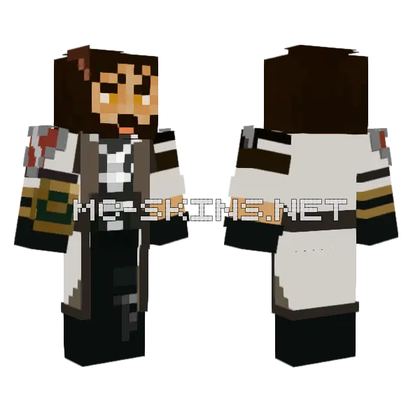 Mage12 Minecraft skin, front and back