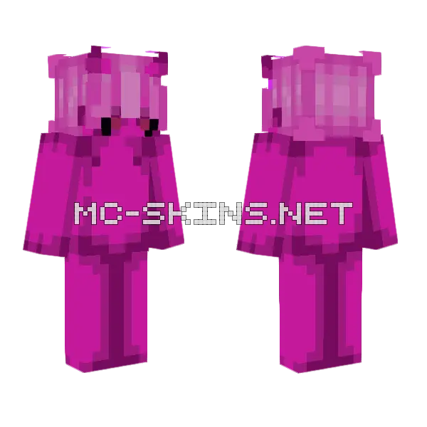 Magenta 2 Fixed Minecraft skin, front and back