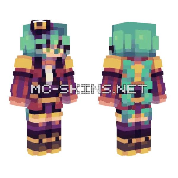 Magic Show OC Remake Minecraft skin, front and back