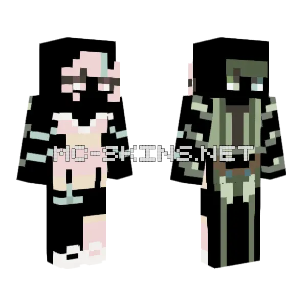 Magical Raffle Minecraft skin, front and back
