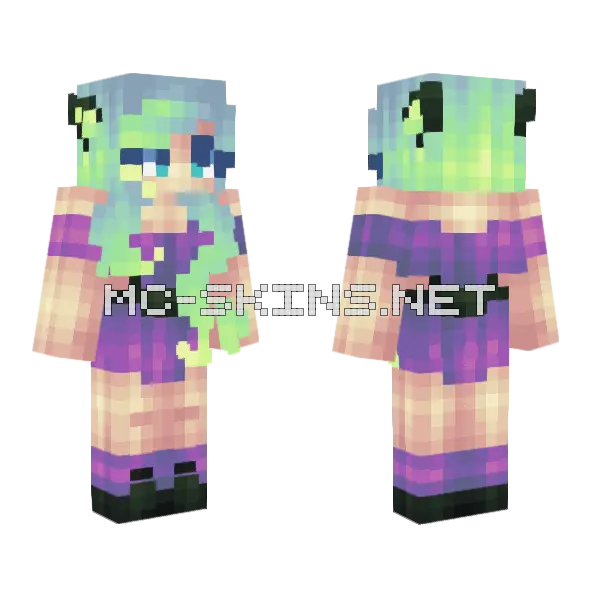 Magically Tragedy Minecraft skin, front and back