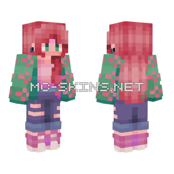 Magicrainbow85 Fashion Sense Minecraft skin, front and back