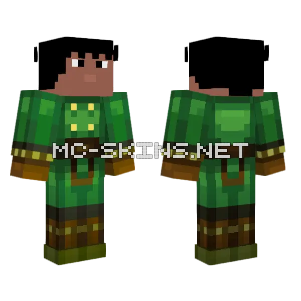 Magnus Armor Skin Minecraft skin, front and back
