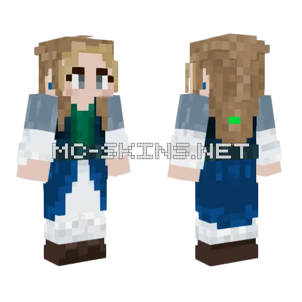 Magpie's Roost 2 Minecraft skin, front and back