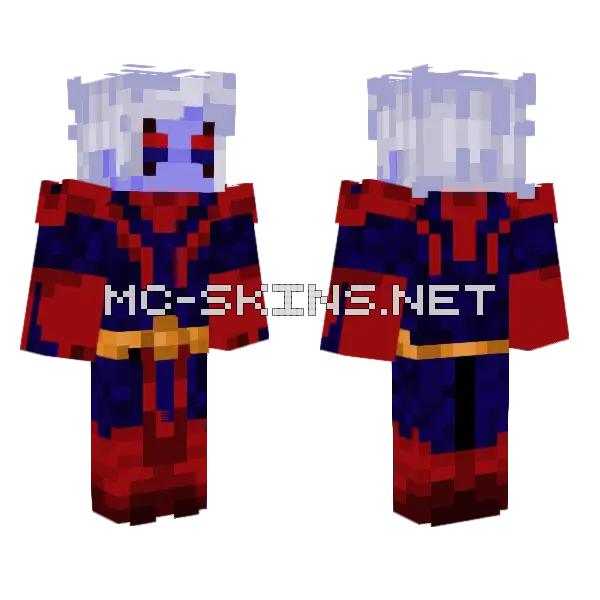 Magus 1 Minecraft skin, front and back