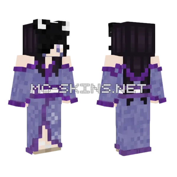 Mai Cherie Minecraft skin, front and back