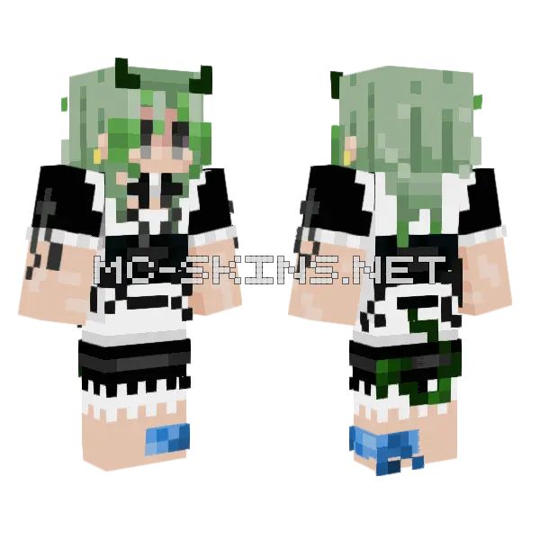 Maid Dress, front and back