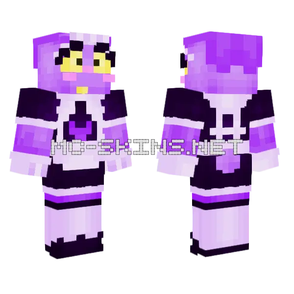 Maid Jax Minecraft skin, front and back