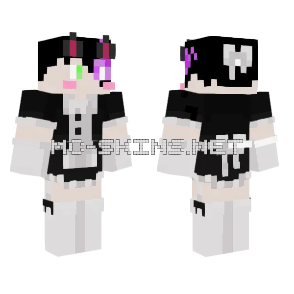 Maid Outfit, front and back