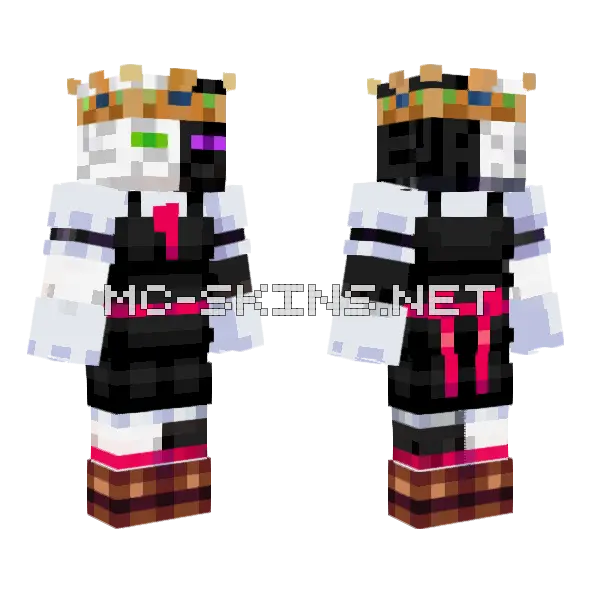 Maid Sphinx Minecraft skin, front and back