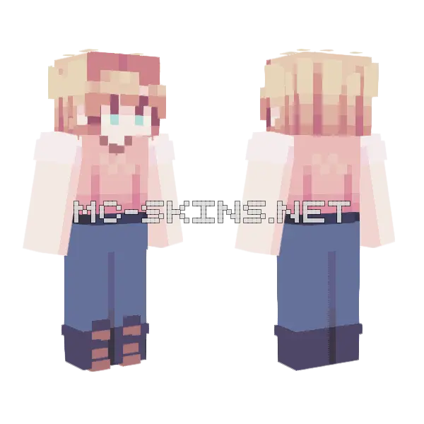 Mailbox Skin Minecraft skin, front and back