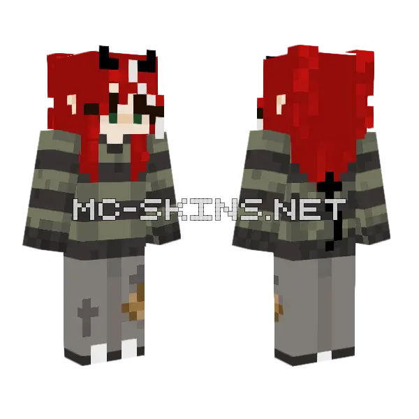 Main Skin Minecraft skin, front and back