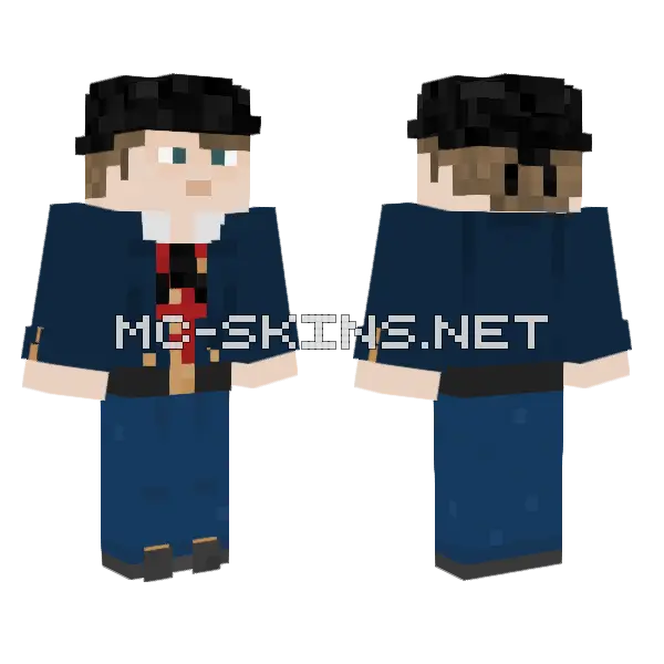 Maitre N Fr Sailor Minecraft skin, front and back
