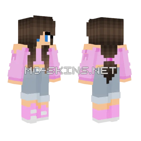 Maja Minecraft skin, front and back
