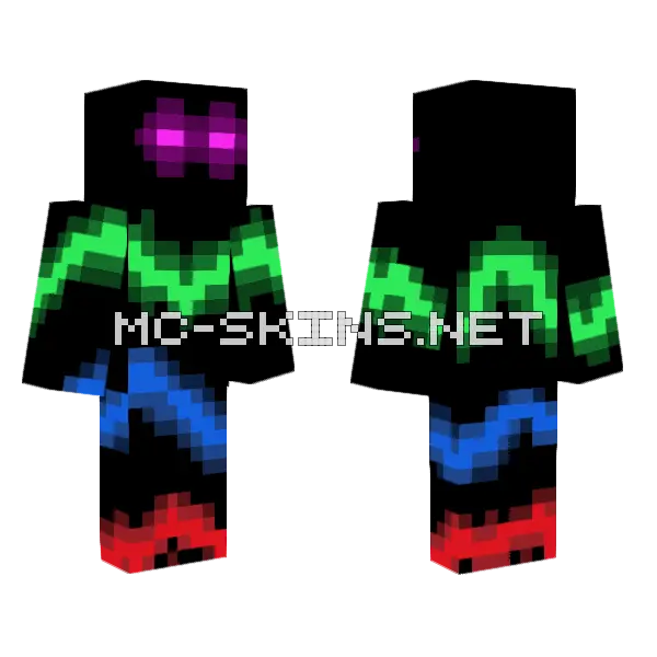 Major Lazar Minecraft skin, front and back