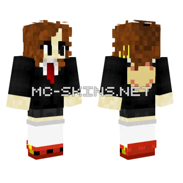 Majosaurio School Uniform, front and back