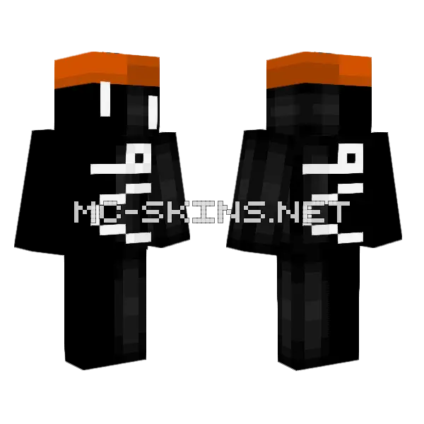 Make A Choice Minecraft skin, front and back