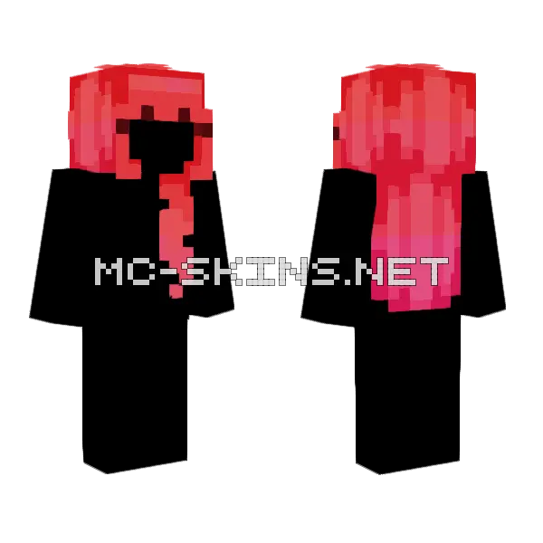Make My Heart Skip A Beat Minecraft skin, front and back