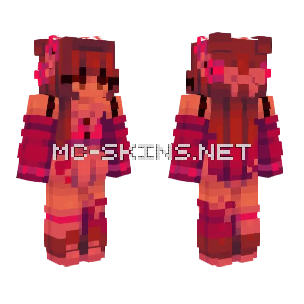 Make You Mine Minecraft skin, front and back
