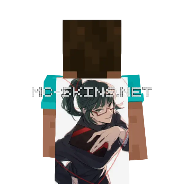 Maki Zenin Valentine cape, outside and lining