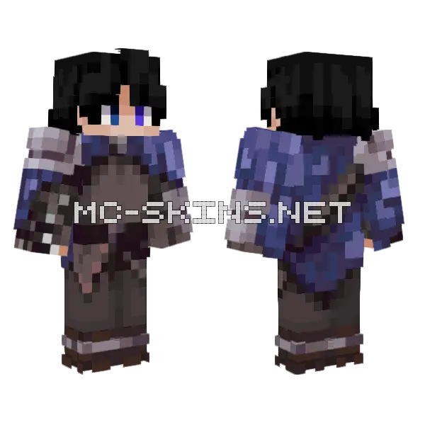 Malachi Nightshade Irie Woods Minecraft skin, front and back