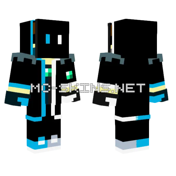 Malachitecranky Minecraft skin, front and back