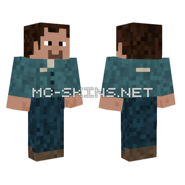 Male 07 Minecraft skin, front and back